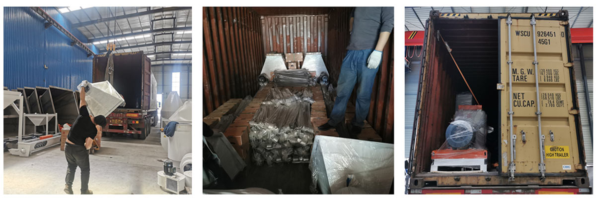 2套SZLH320顆粒機(jī)，料倉(cāng)，輸送機(jī)和配件已發(fā)送到烏茲別克斯坦